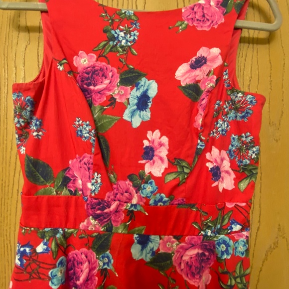 Speechless Red Floral Dress - Picture 7 of 8
